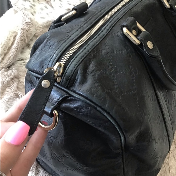 GUCCI Leather Boston Bag - Picture 6 of 11